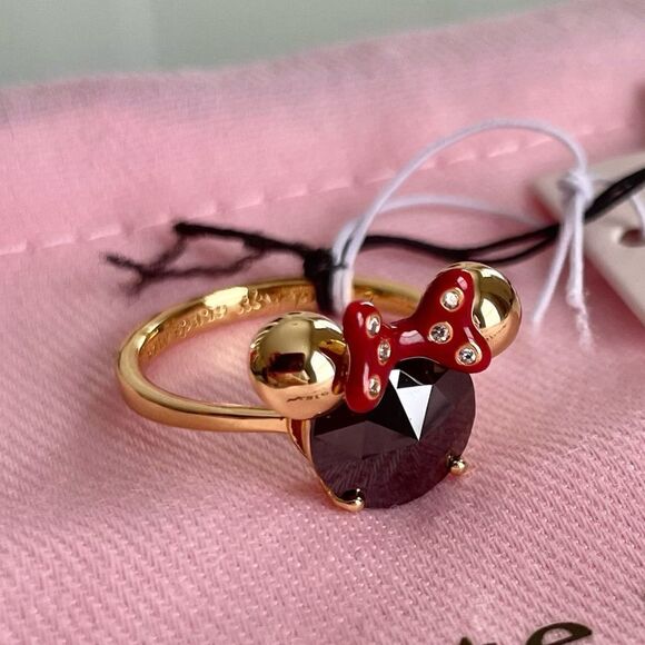 NWT Disney x Kate Spade New York Minnie Ring - Picture 2 of 11